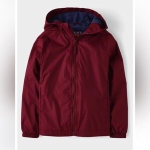Children’s Place Burgundy Hooded Windbreaker